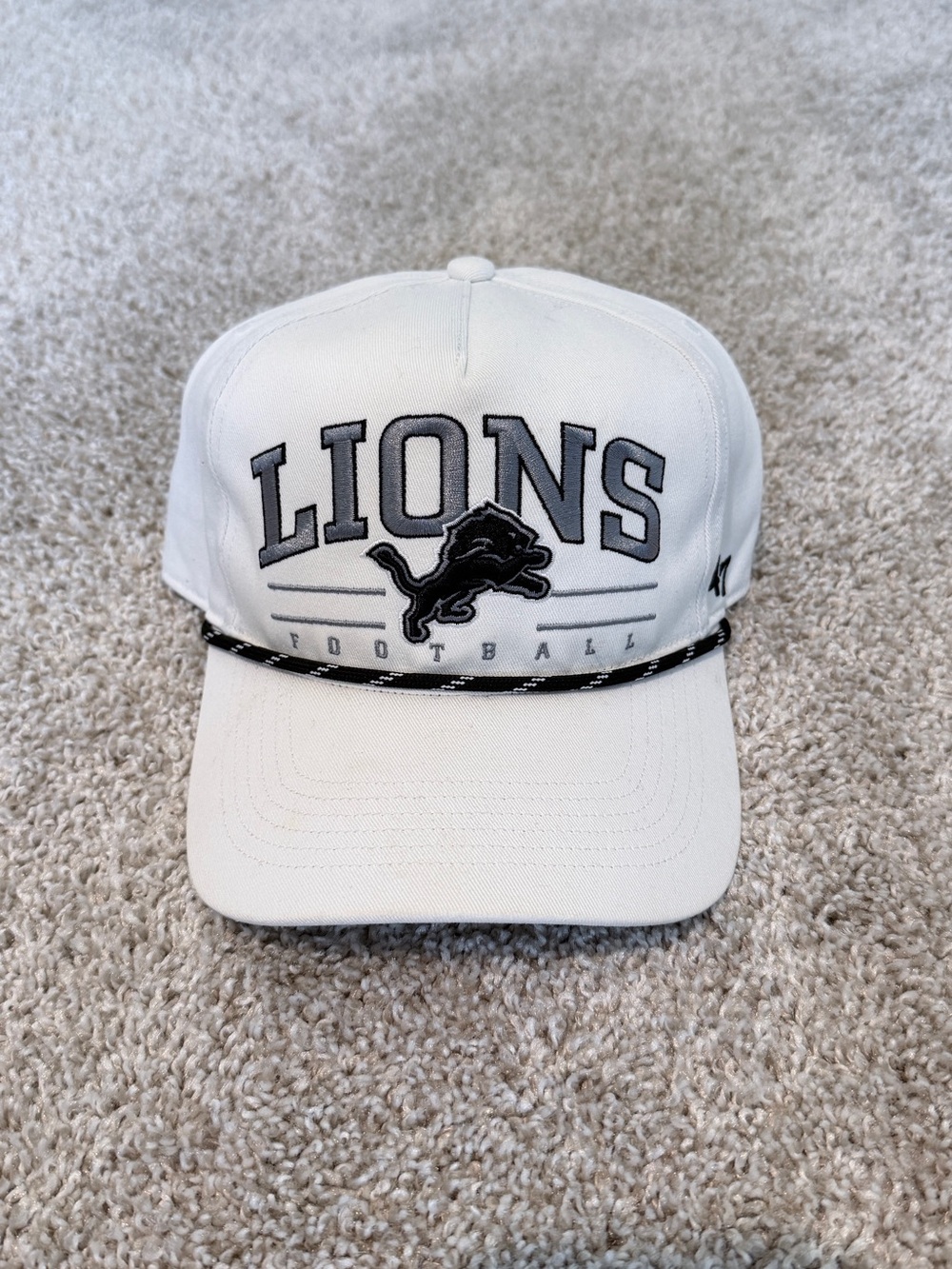 47 Brand Detroit Lions Rope Snapback Hat